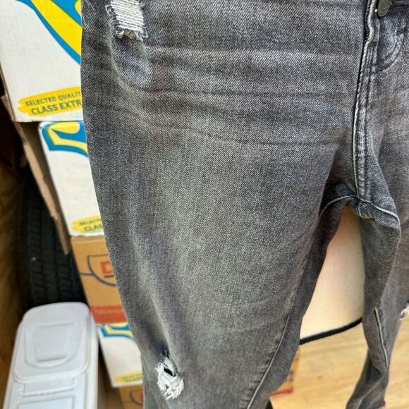 Lucky Brand Distressed Black Jeans - Picture 4 of 7